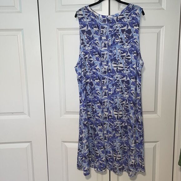 Palm Grove sleeveless dress size 2x - Picture 5 of 5